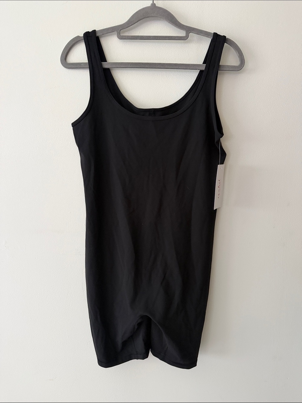 Isabel Black Seamless Romper Bodysuit - Maternity